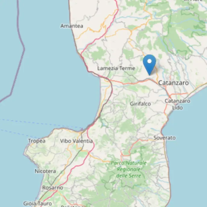 Terremoto a Catanzaro, sveglia con nuove scosse in Calabria: la più forte di magnitudo 3.3