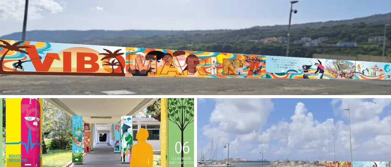 I murales progettati dagli studenti dell’Industriale di Vibo raccontano il futuro e vincono il contest di Baker Hughes