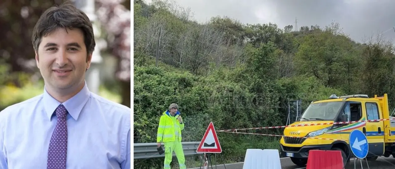 Statale 18 chiusa per frana, Lo Schiavo (Misto) a Occhiuto: «Tempi lunghi, intervenga d'urgenza la Protezione civile»