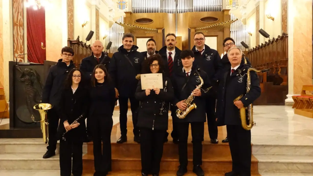 L’associazione Diapason di Filadelfia a Mileto per il Giubileo delle bande musicali