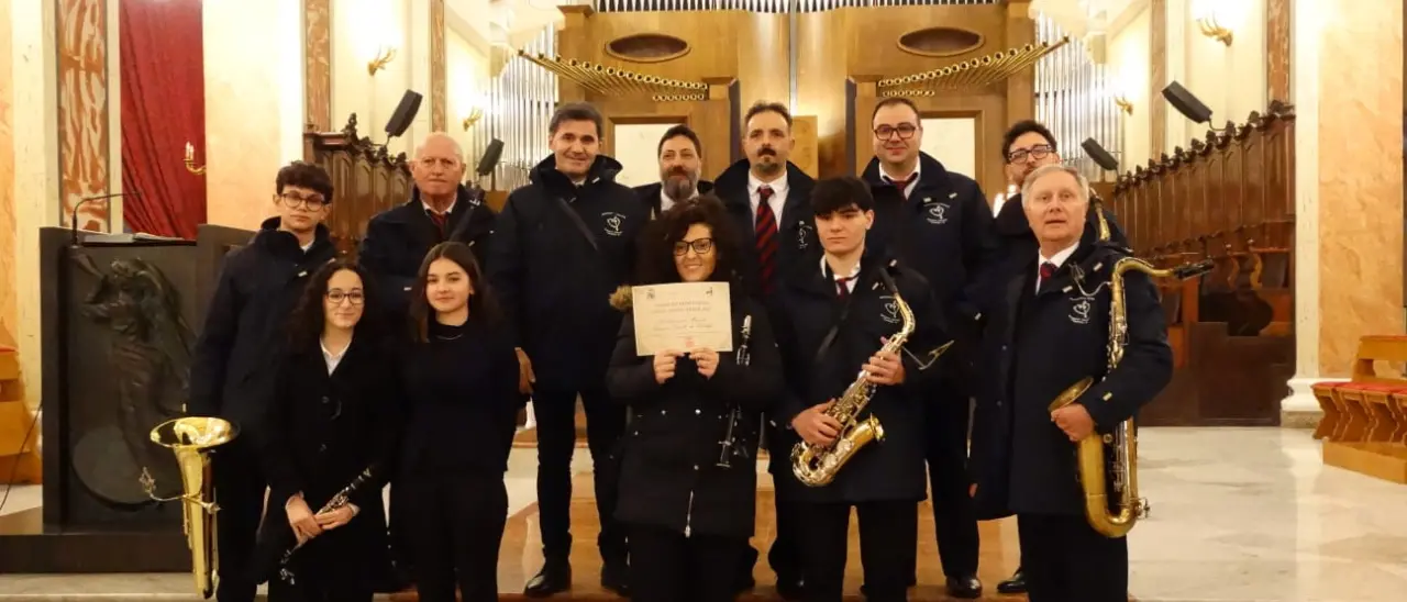 L’associazione Diapason di Filadelfia a Mileto per il Giubileo delle bande musicali