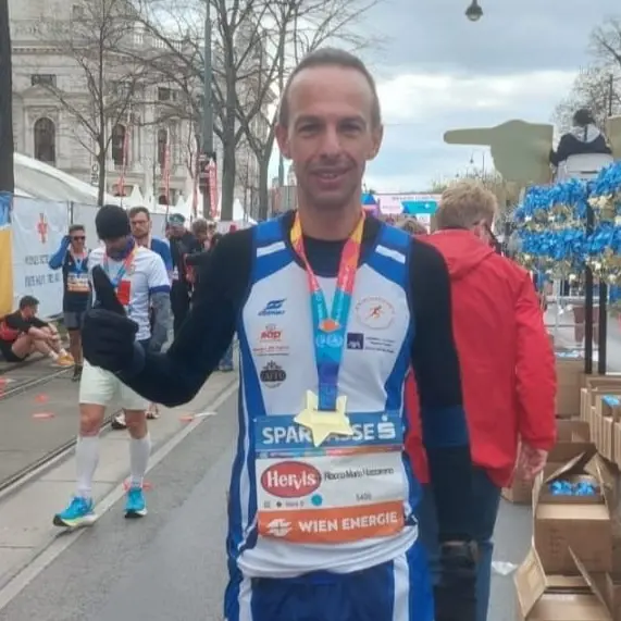 Record personale per l'atleta vibonese Rocco Donato alla Vienna City Marathon