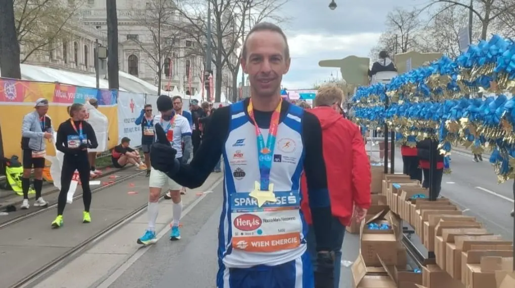 Record personale per l'atleta vibonese Rocco Donato alla Vienna City Marathon