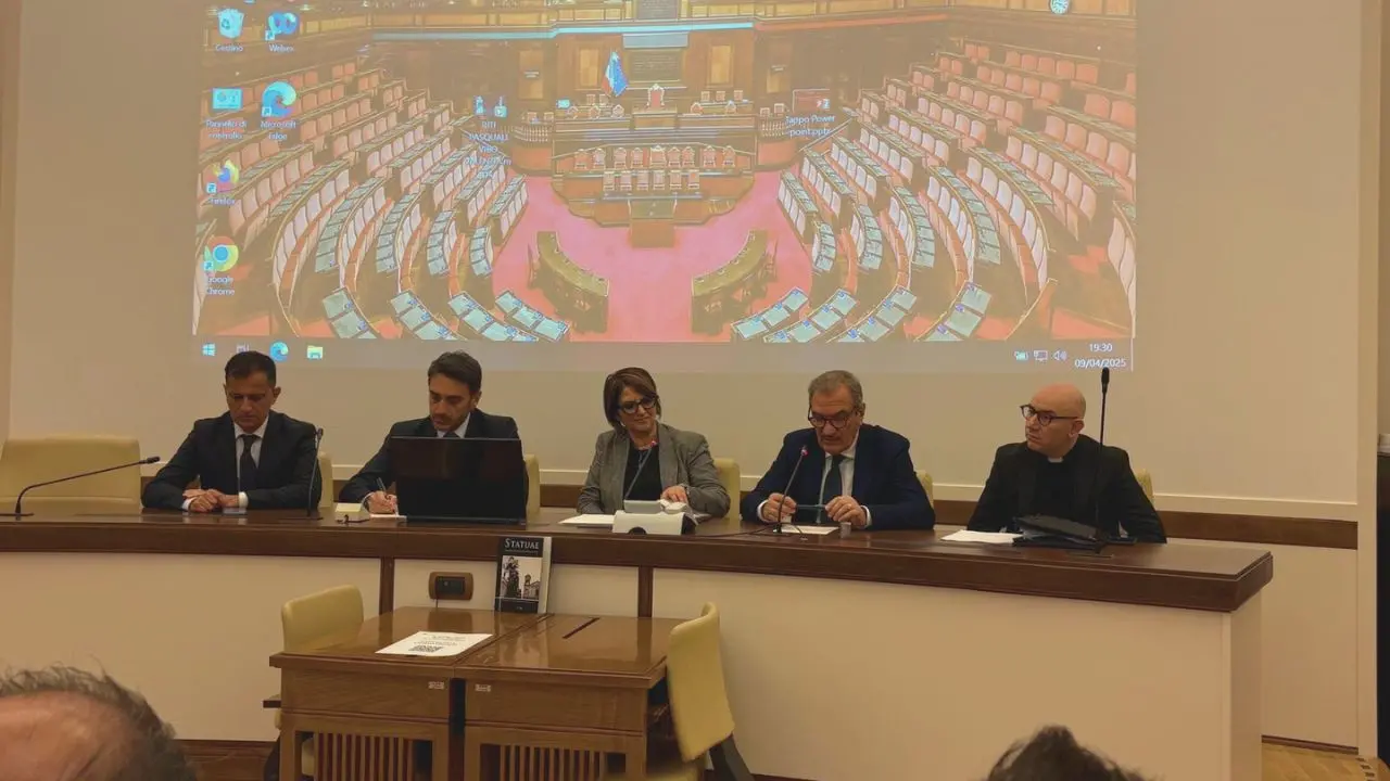 L'Affruntata e i riti della Settimana Santa di Vibo presentati al Senato: «Orgogliosi di mostrare all'Italia ciò che siamo»