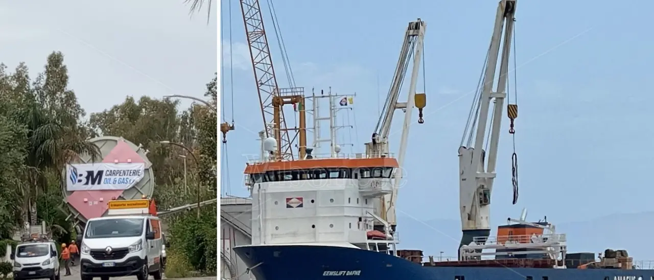 Dal Porto di Vibo Marina al Belgio e Stati Uniti, continua a pieno ritmo (nonostante gli ostacoli) l’export del polo metalmeccanico