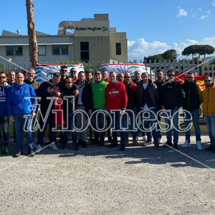 Sciopero nazionale dei metalmeccanici: presidio alla Baker Huges di Porto Salvo per Fim-Cisl Calabria e Cisl Magna Grecia