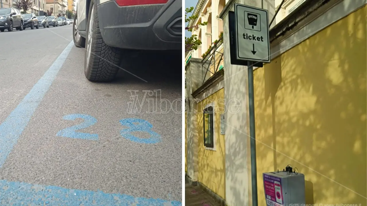 Vibo, tornano le strisce blu: ecco dove sono, quanto si paga e fino a quando si chiuderà un occhio