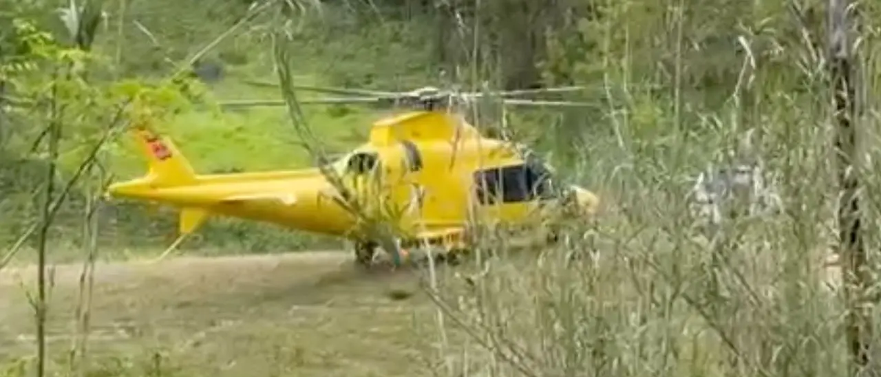 Corigliano Rossano,\u00A0l’elisoccorso atterra di notte al “Giannettasio” | VIDEO