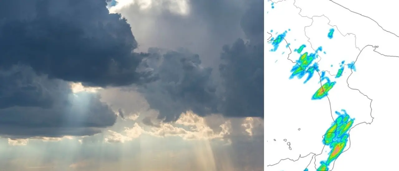 Meteo Vibonese: aria fresca e ultimi temporali pomeridiani, poi un Primo Maggio di bel tempo
