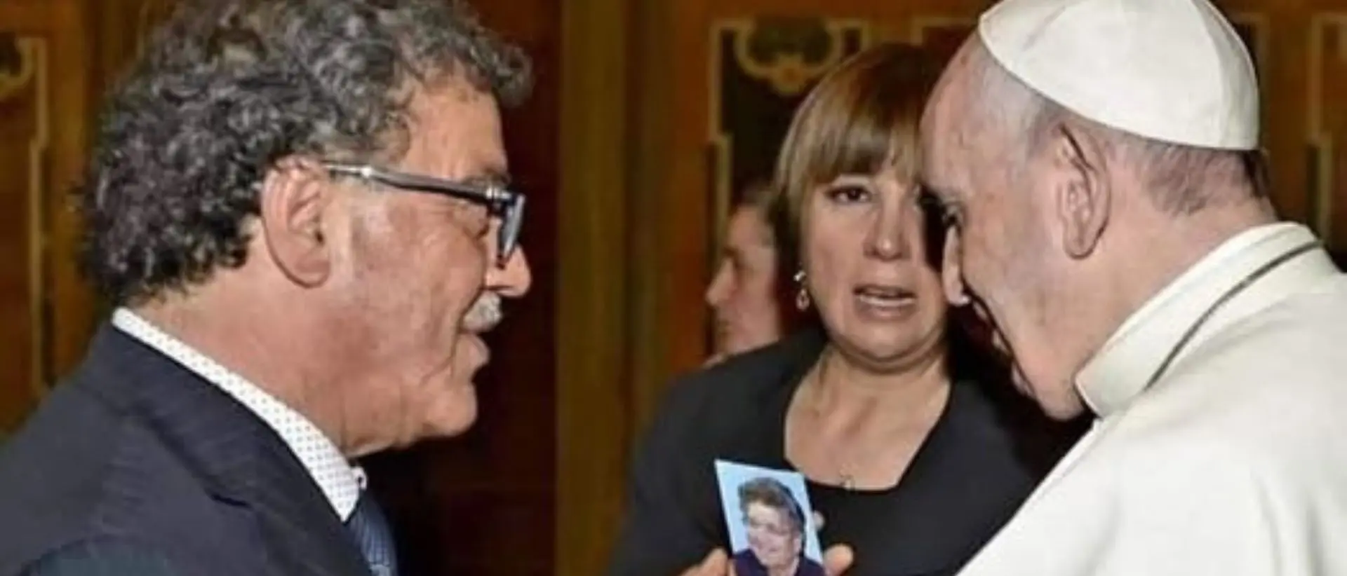 Quando papa Francesco incontrò Antonio il figlio \"monello\" di Natuzza Evolo che Padre Pio definì il «più buono e con il cuore grande»