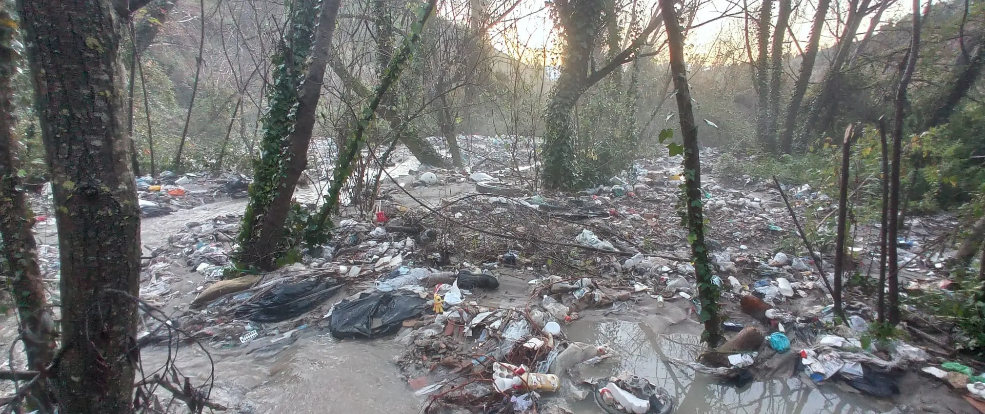 La \"fiumara dei veleni\", disastro ambientale a valle di San Costantino - Foto