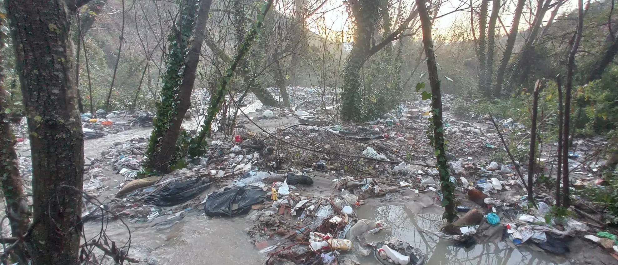 La \"fiumara dei veleni\", disastro ambientale a valle di San Costantino - Foto