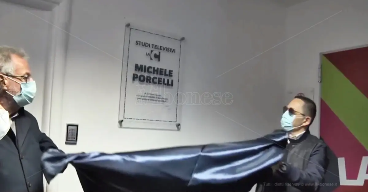 Gli studi di LaC Tv intitolati a Michele Porcelli: «Rimarrà con noi per sempre» - Video