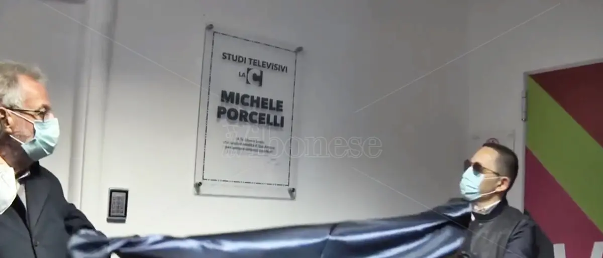 Gli studi di LaC Tv intitolati a Michele Porcelli: «Rimarrà con noi per sempre» - Video
