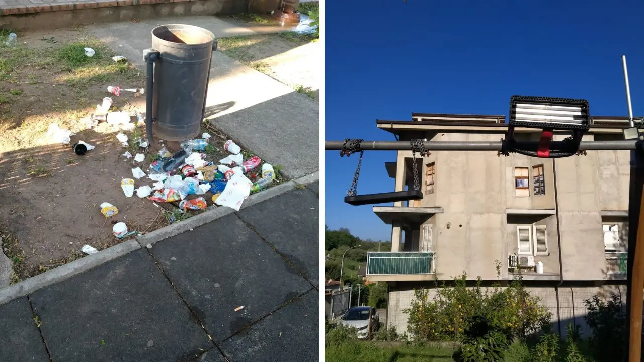 Vandalizzato il parco giochi di Dasà, la condanna del sindaco: «Zero rispetto verso tutta la comunità»