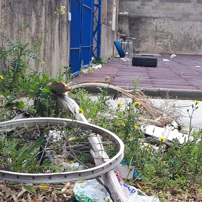 Vibo Marina: micro discariche e deiezioni di cani, la zona franca alla scuola De Maria