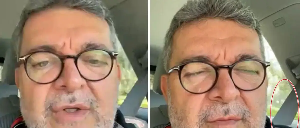 In auto senza cintura: Spirlì cancella dai social il video dove bastonava chi lo critica