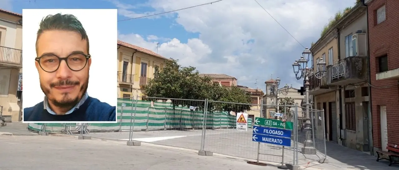 Sant'Onofrio, la piazza è ancora un cantiere. L'ex consigliere comunale Mattioli: «Nuovo stop ai lavori dopo 8 mesi di disagi»