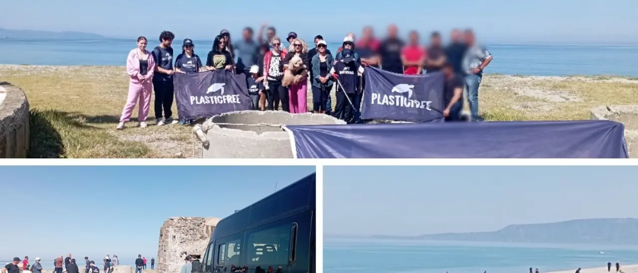 Anche i detenuti di Vibo sulla spiaggia di Palmi per ripulirla dalla plastica: tra riscatto, inclusività e ambientalismo