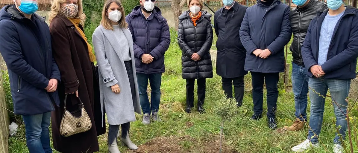 A Piscopio il giardino della memoria in ricordo della vittime del Covid