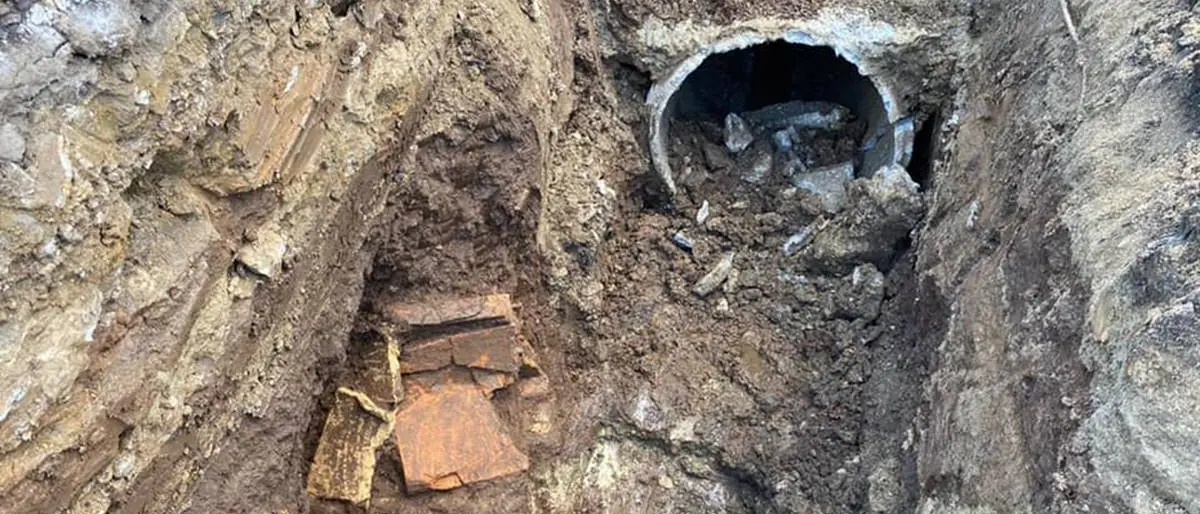 Lavori in via Santa Ruba, rinvenuta una tomba di epoca romana