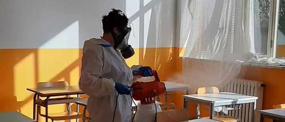 Filogaso: sanificate le scuole, scendono a quattro i casi positivi