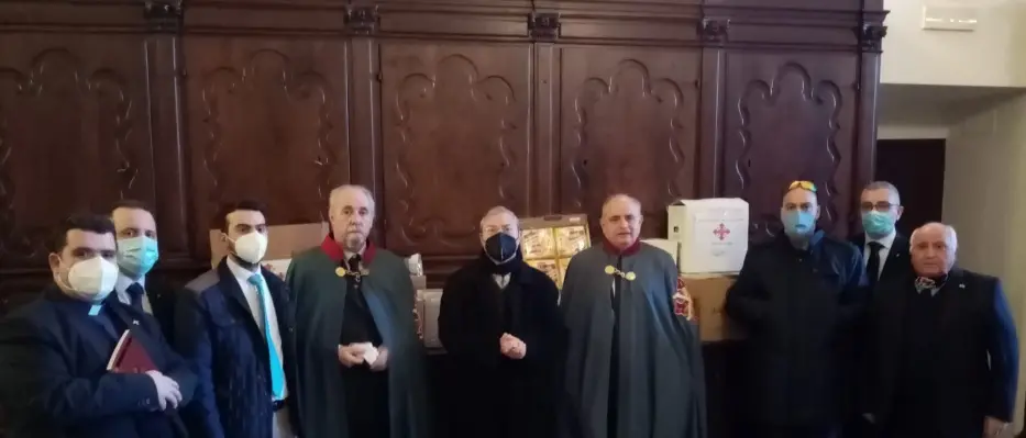 La delegazione del Sacro Militare Ordine Costantiniano di San Giorgio in visita a Nicotera