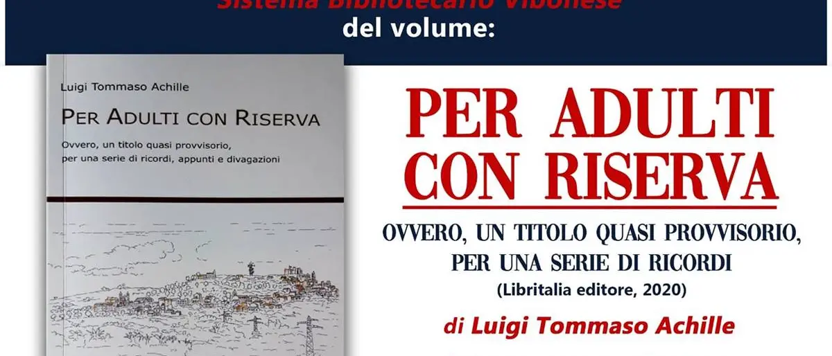 L’architetto Luigi Tommaso Achille ospite di “Incontri con i libri e gli autori”