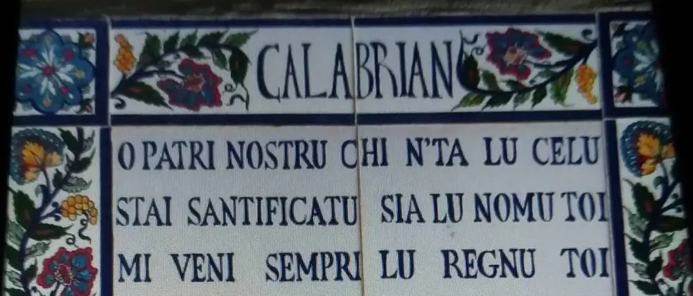 A Gerusalemme la preghiera del Padre nostro in calabrese
