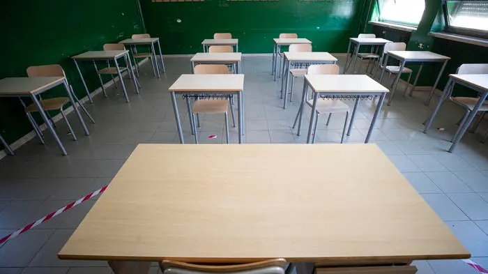 First day of remedial courses ahead of the start of the new school year scheduled for 14 September amid the Covid-19 pandemic, at the Augusto high school in Rome, Italy, 01 September 2020. Italian schools reopened today for catch-up courses for students who didn\\'t make the grade in June, in the first post-lockdown test ahead of full reopening on 14 September. ANSA/MASSIMO PERCOSSI , ANSA