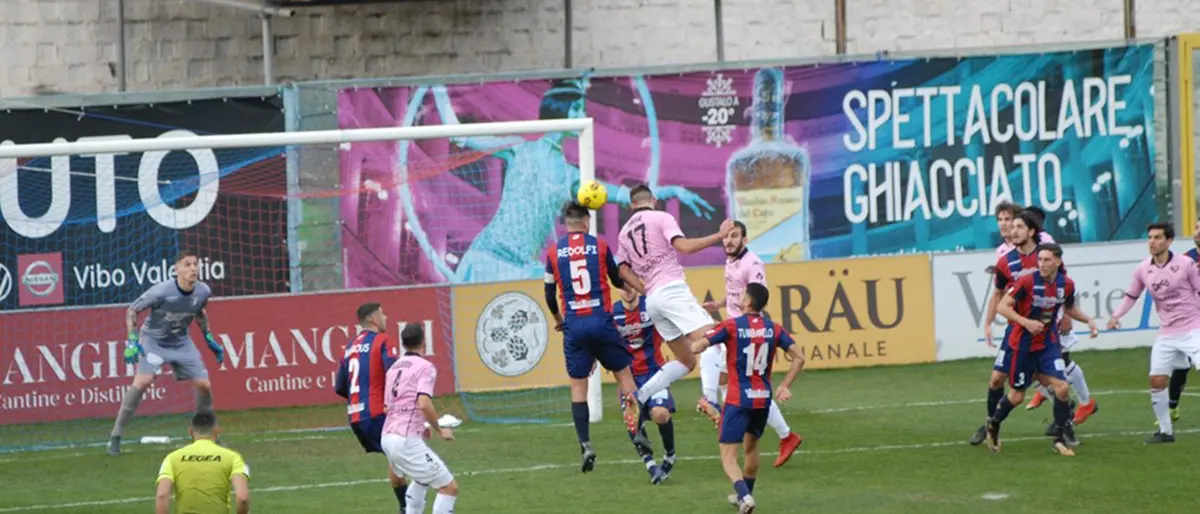 La Vibonese pareggia in casa contro il blasonato Palermo - Video
