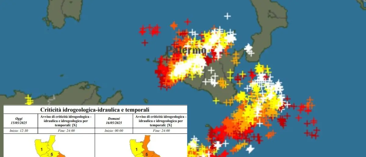 Meteo, si passa in allerta arancione (anche per domani): il ciclone arriva in Calabria. I Comuni valutano la chiusura delle scuole