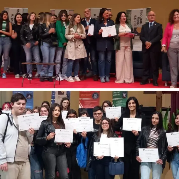 Gli studenti dell'Ipseoa di Vibo premiati al concorso Esploratori della Memoria indetto dall'Associazione nazionale mutilati di guerra