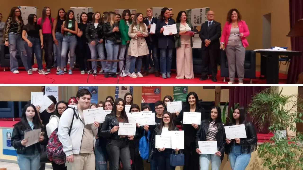 Gli studenti dell'Ipseoa di Vibo premiati al concorso Esploratori della Memoria indetto dall'Associazione nazionale mutilati di guerra