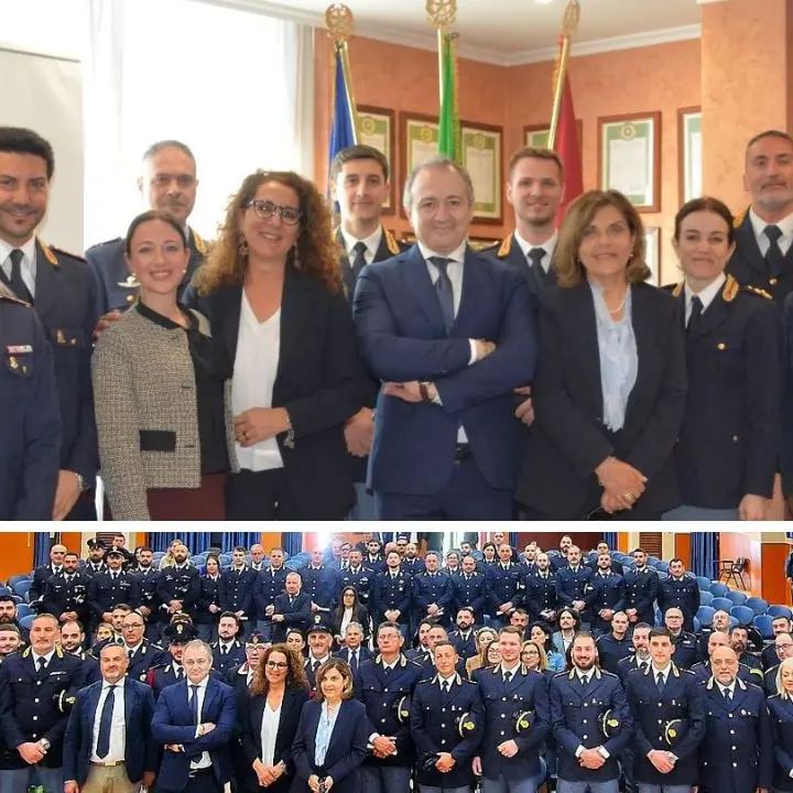 Vibo, la Questura premia i migliori agenti e saluta chi va in pensione con una cerimonia di grande significato istituzionale