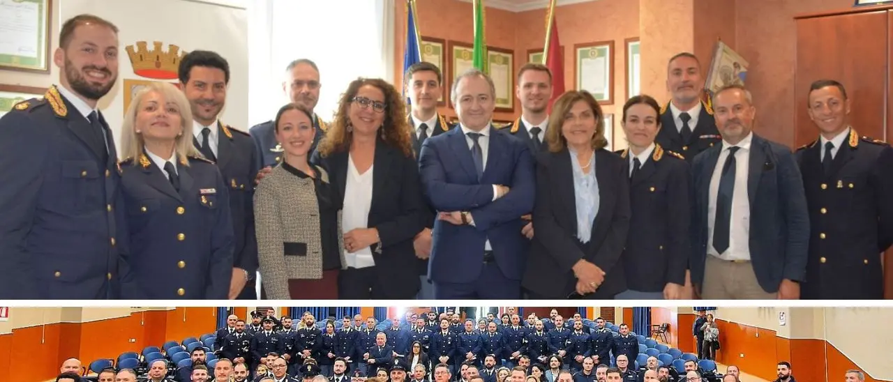 Vibo, la Questura premia i migliori agenti e saluta chi va in pensione con una cerimonia di grande significato istituzionale