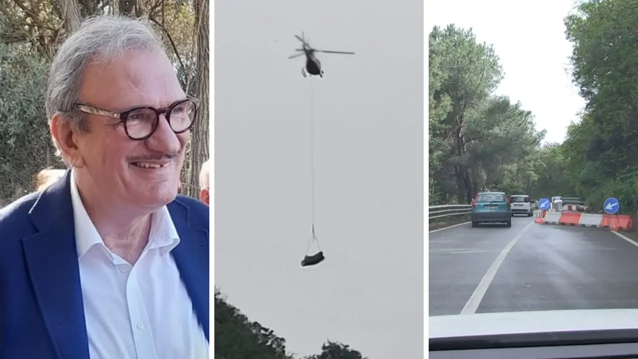 Anche un elicottero per la piena riapertura della Ss 18, la soddisfazione del sindaco di Vibo: «Era importante finire prima dell’estate»