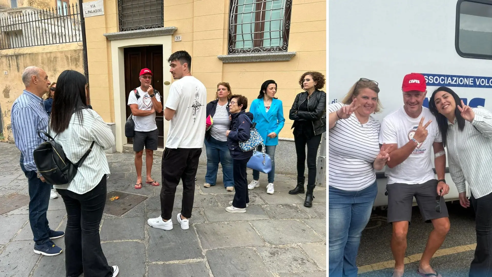 In bici dalla Valle d'Aosta alla Calabria per promuovere la donazione del sangue: Daniel Vallet a Pizzo con il suo progetto Pedalare per la vita