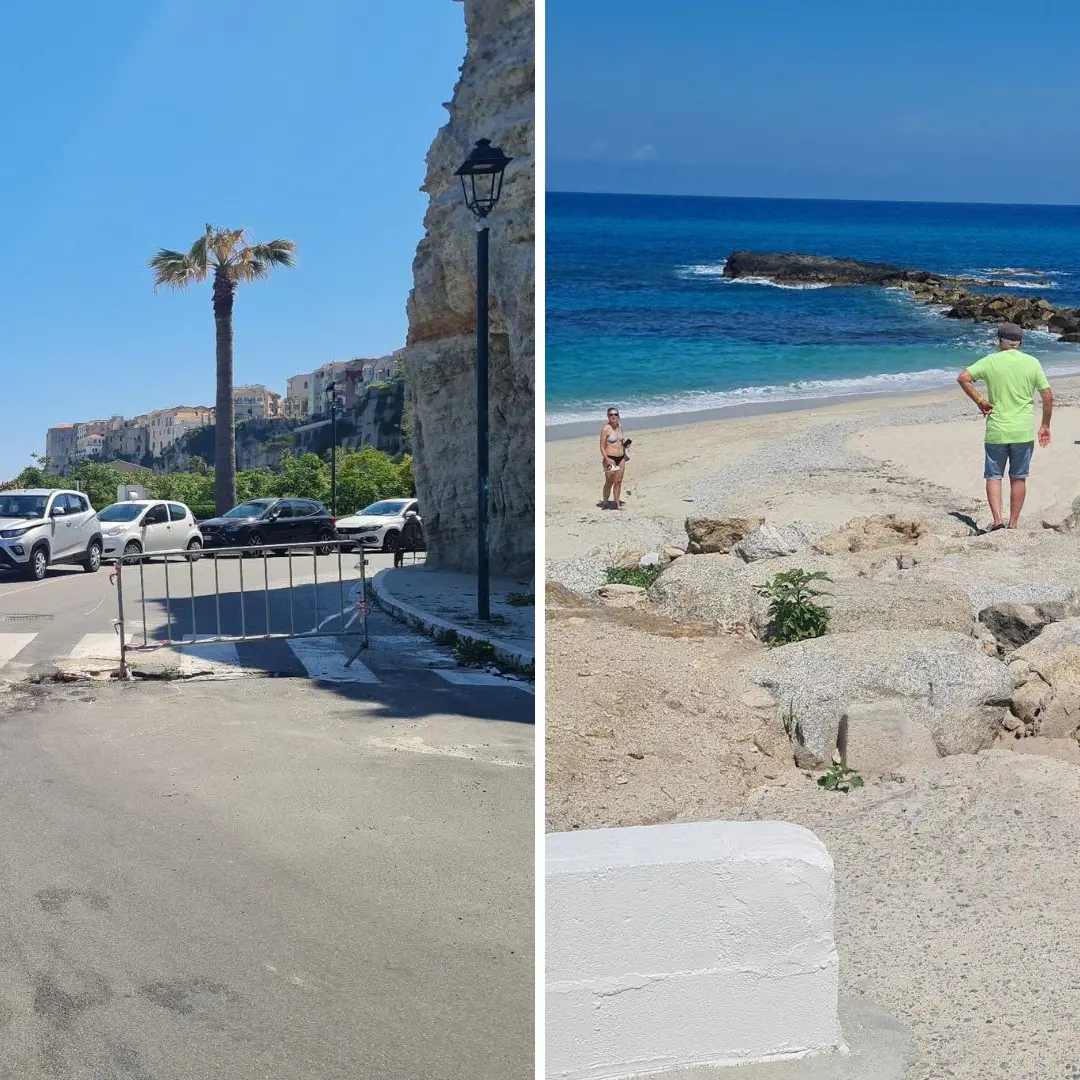 Tropea, Piserà: «Tombini pericolosi e accesso alla spiaggia di Marina del Convento indecoroso, s’intervenga»