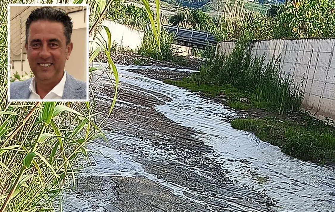 Inquinamento torrente Sant’Anna, Fusca (Udc): «Dall’amministrazione Romeo nessuna soluzione nonostante l’estate alle porte»