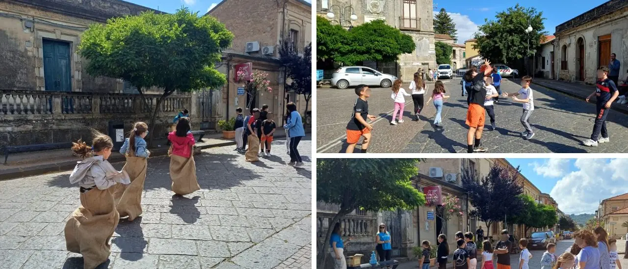 Bambini in piazza a Limbadi per riscoprire i giochi tradizionali: Unicef Vibo e Pro Loco celebrano i diritti dell’infanzia