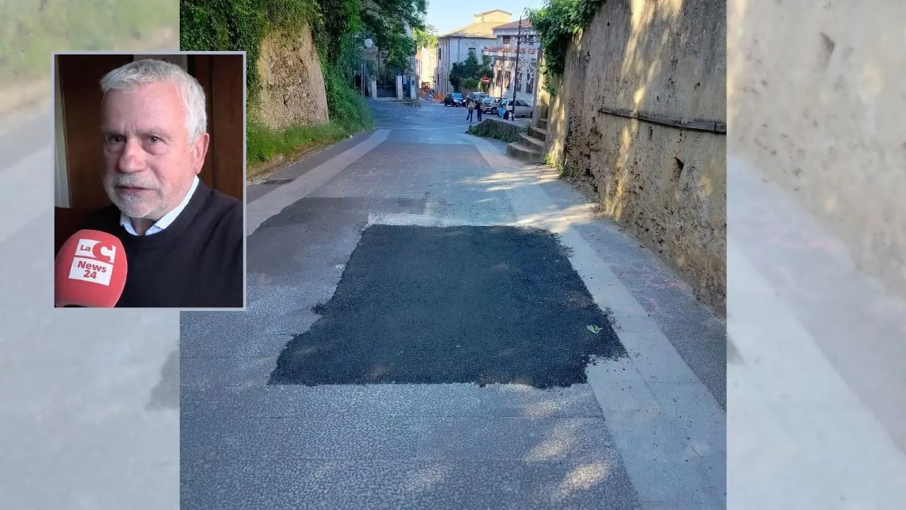 Toppa d’asfalto nel centro storico di Vibo, l’assessore precisa: «Soluzione provvisoria». La nostra controreplica