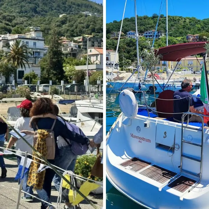Vibo Marina, Dike fa tappa al porto: oltre 50 studenti visitano la motovela della legalità confiscata agli scafisti