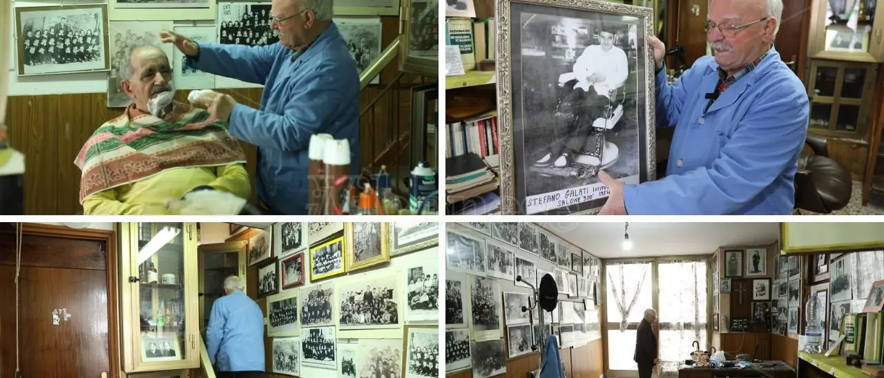 L’antropologo Vito Teti sulla sedia dell’ultimo barbiere di San Nicola da Crissa: «Questo è un luogo di resistenza e di memoria che va difeso»