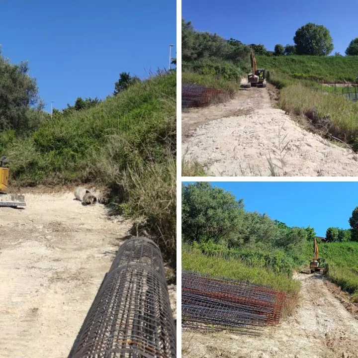 Maierato, al via i lavori per la messa in sicurezza del costone: un milione di euro per proteggere il centro polivalente e corso Garibaldi