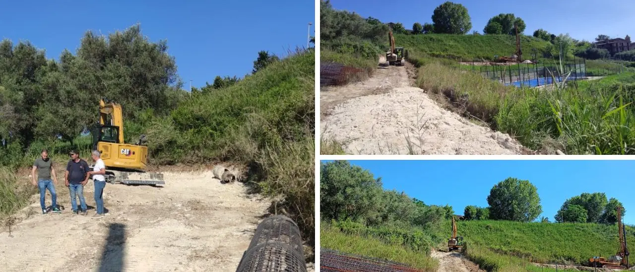 Maierato, al via i lavori per la messa in sicurezza del costone: un milione di euro per proteggere il centro polivalente e corso Garibaldi