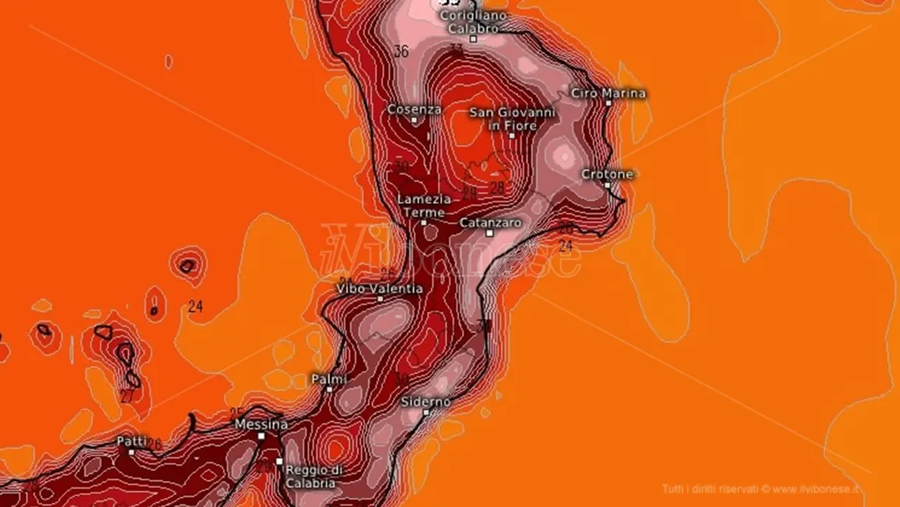 Meteo Vibonese, in arrivo l'anticiclone africano che porterà un'ondata di caldo