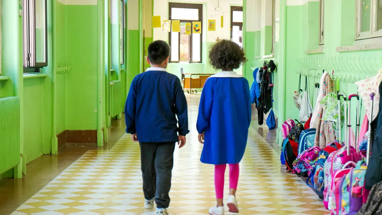 MILANO - Visita del ministro Giuseppe Valditara all\\'Istituto Comprensivo \"Luigi Cadorna\". , Pietro Re