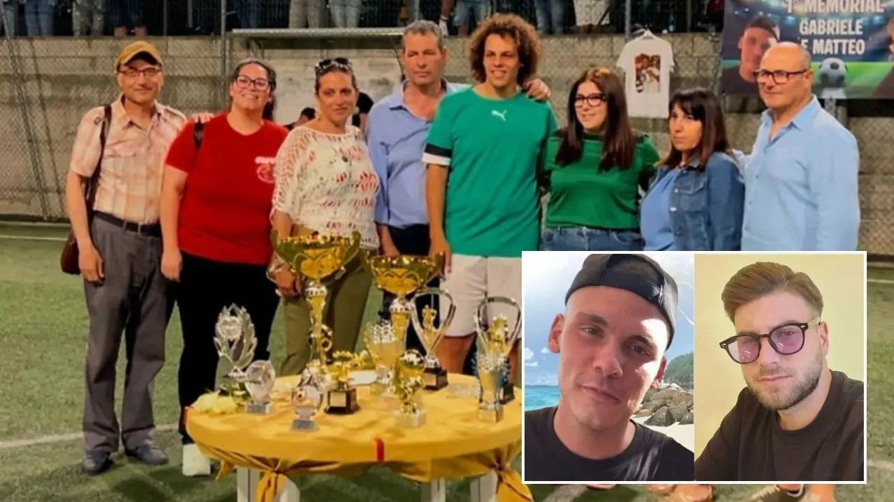 Bivona, un torneo di calcetto per ricordare Gabriele e Matteo. Le emozioni dei familiari: «Siete nel sorriso di tutti quelli che sono qui»