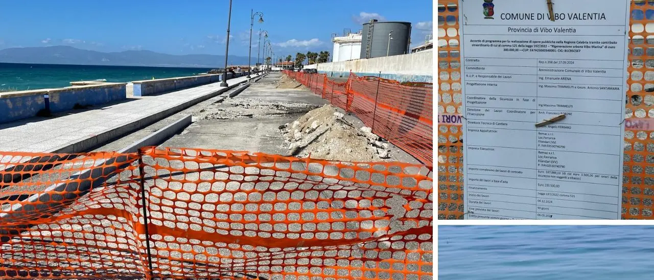 Mare negato a Vibo Marina: rifiuti in acqua e cantieri rovinano la prima vera domenica d’estate